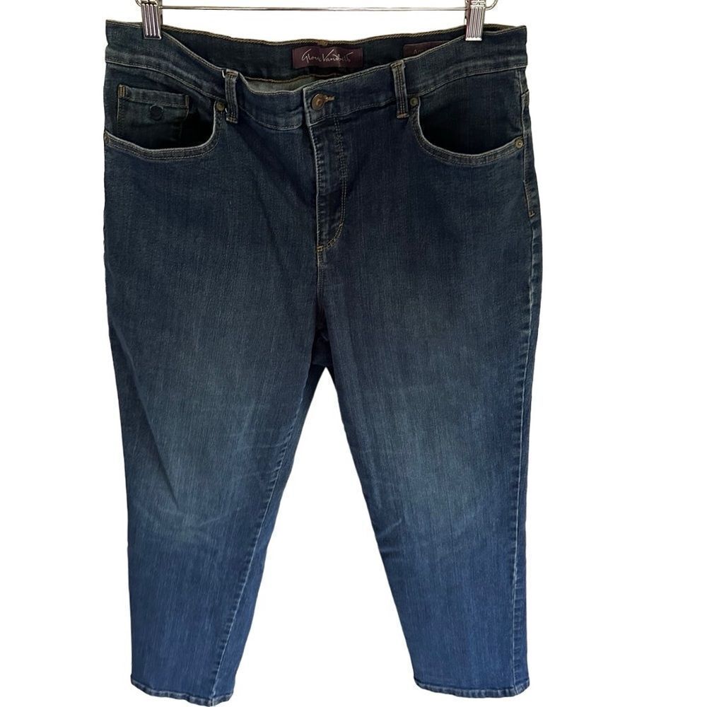 Gloria Vanderbilt Amanda Classic Fit Jeans | Women’s Size 16 Short | Dark Wash